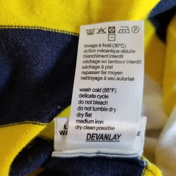 💜Lacoste Stripe Tunic Dress, Size 40 - Picture 7 of 8